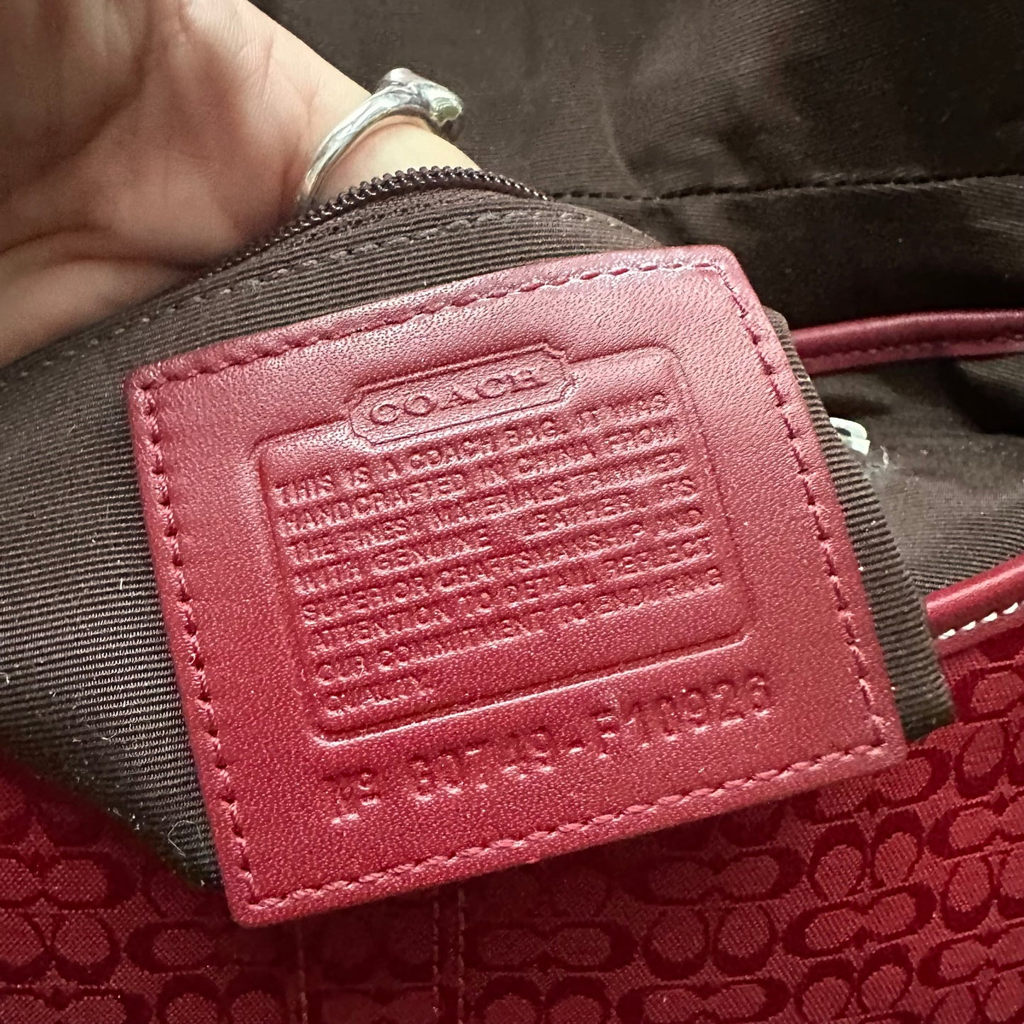 vintage y2k coach red soho shoulder bag 2