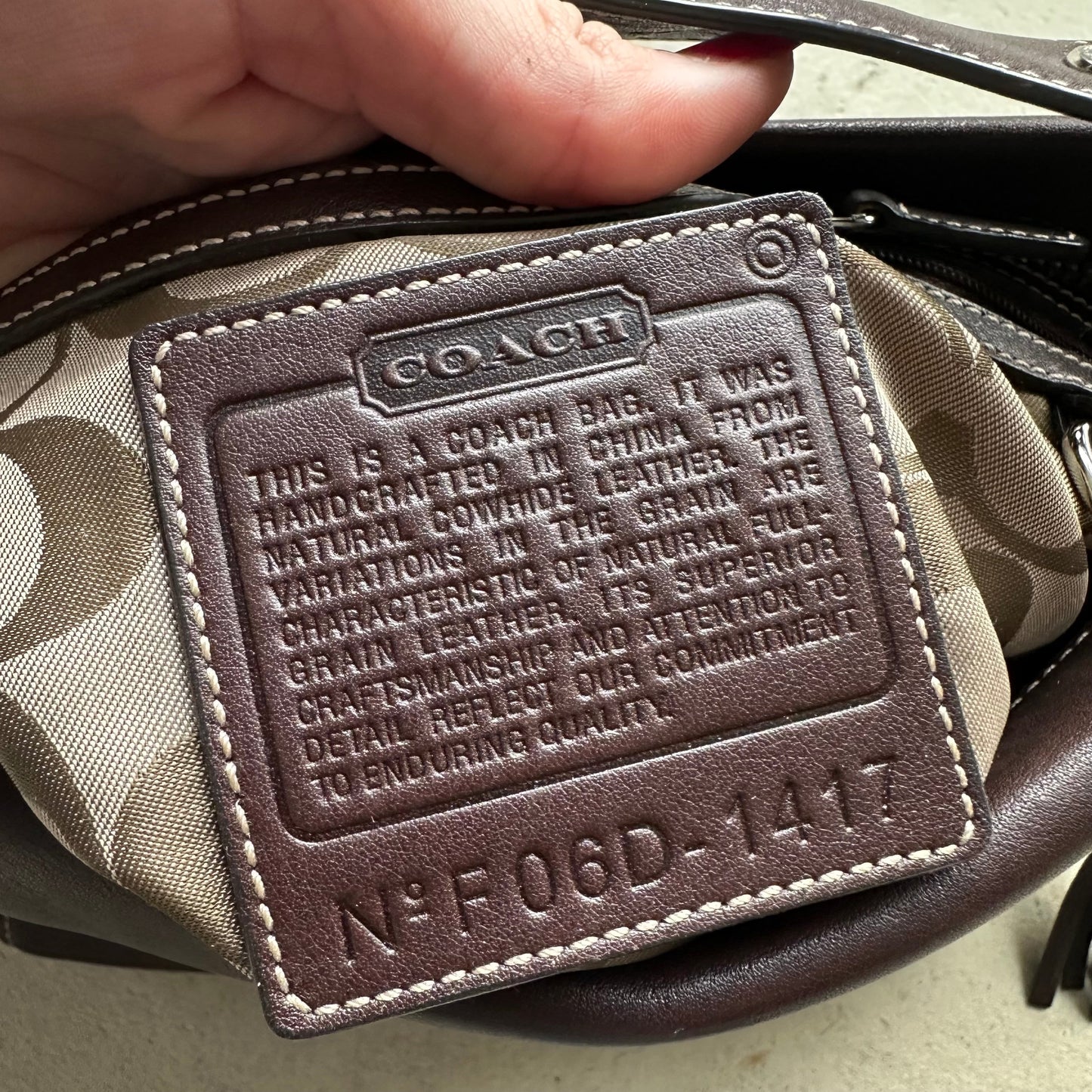 vintage y2k coach brown leather shoulder bag 5