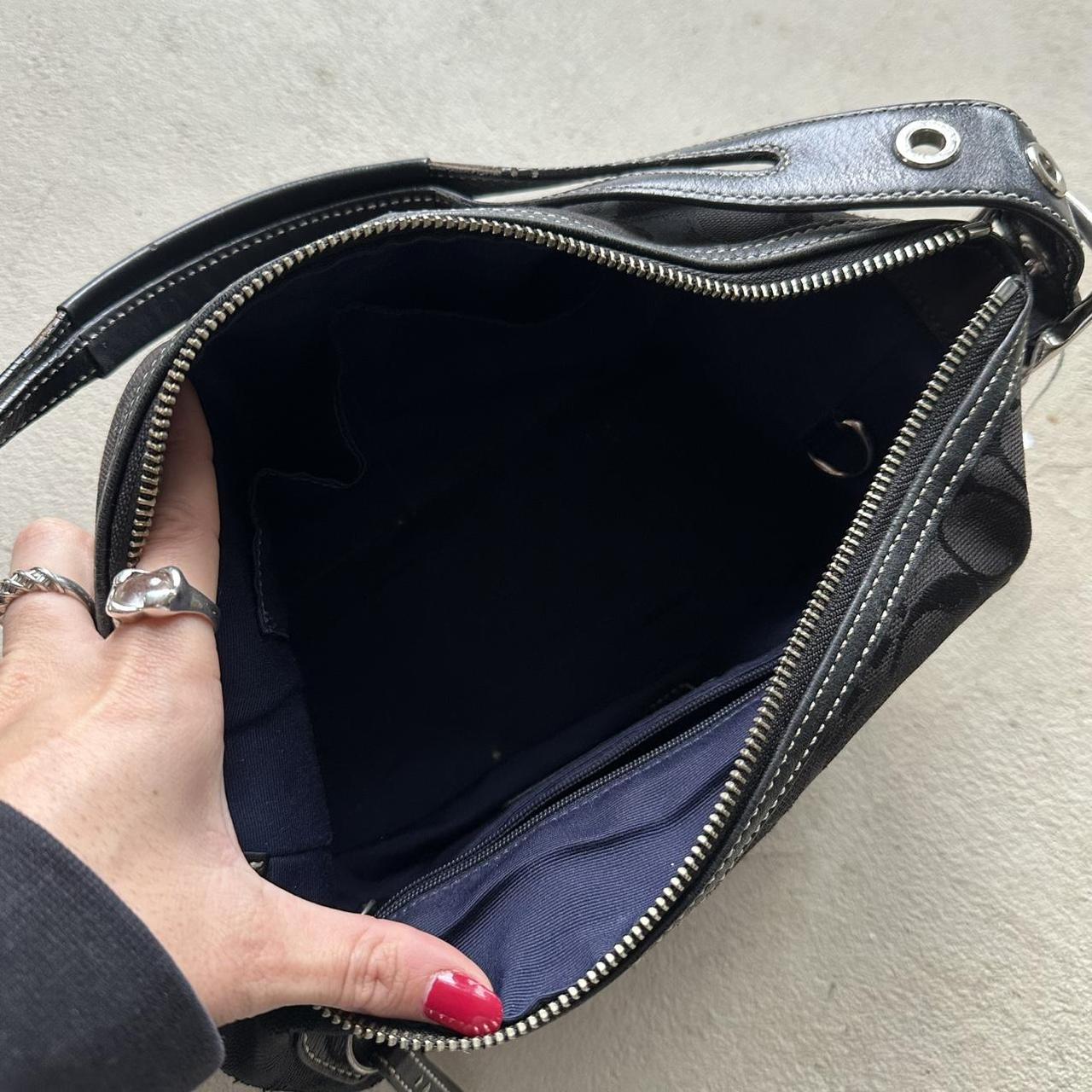 vintage y2k coach black shoulder bag 14