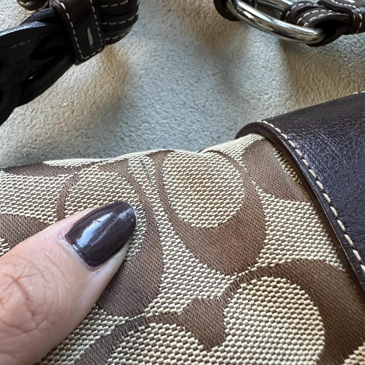 vintage y2k coach tan mini soho shoulder bag 24