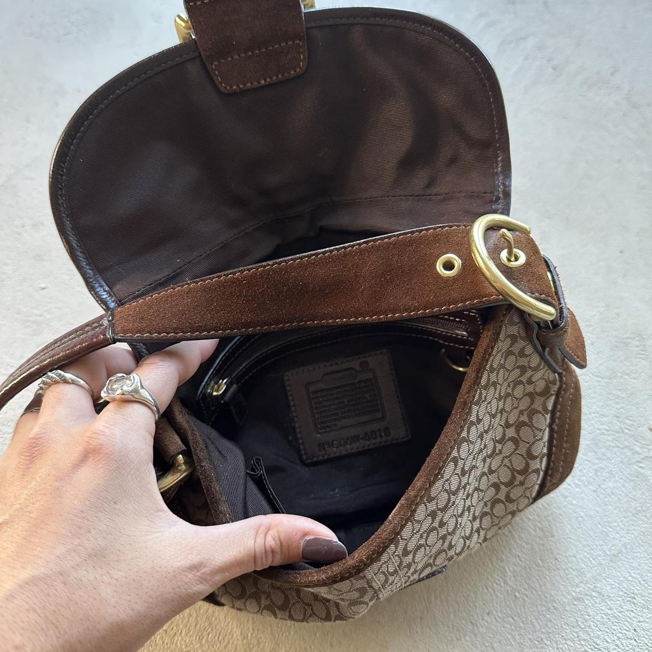 vintage y2k coach brown mini soho shoulder bag 32