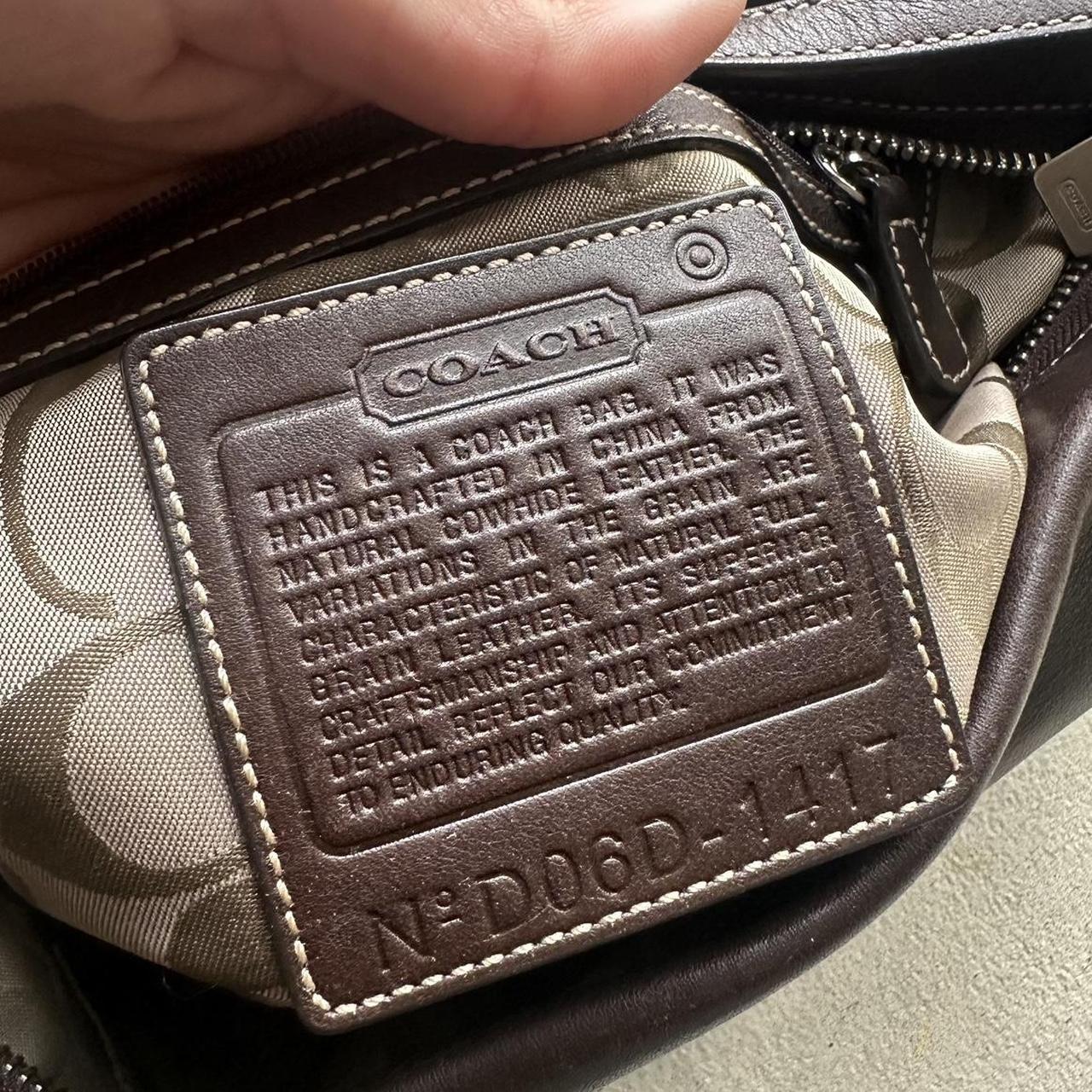 vintage y2k coach brown leather shoulder bag 4