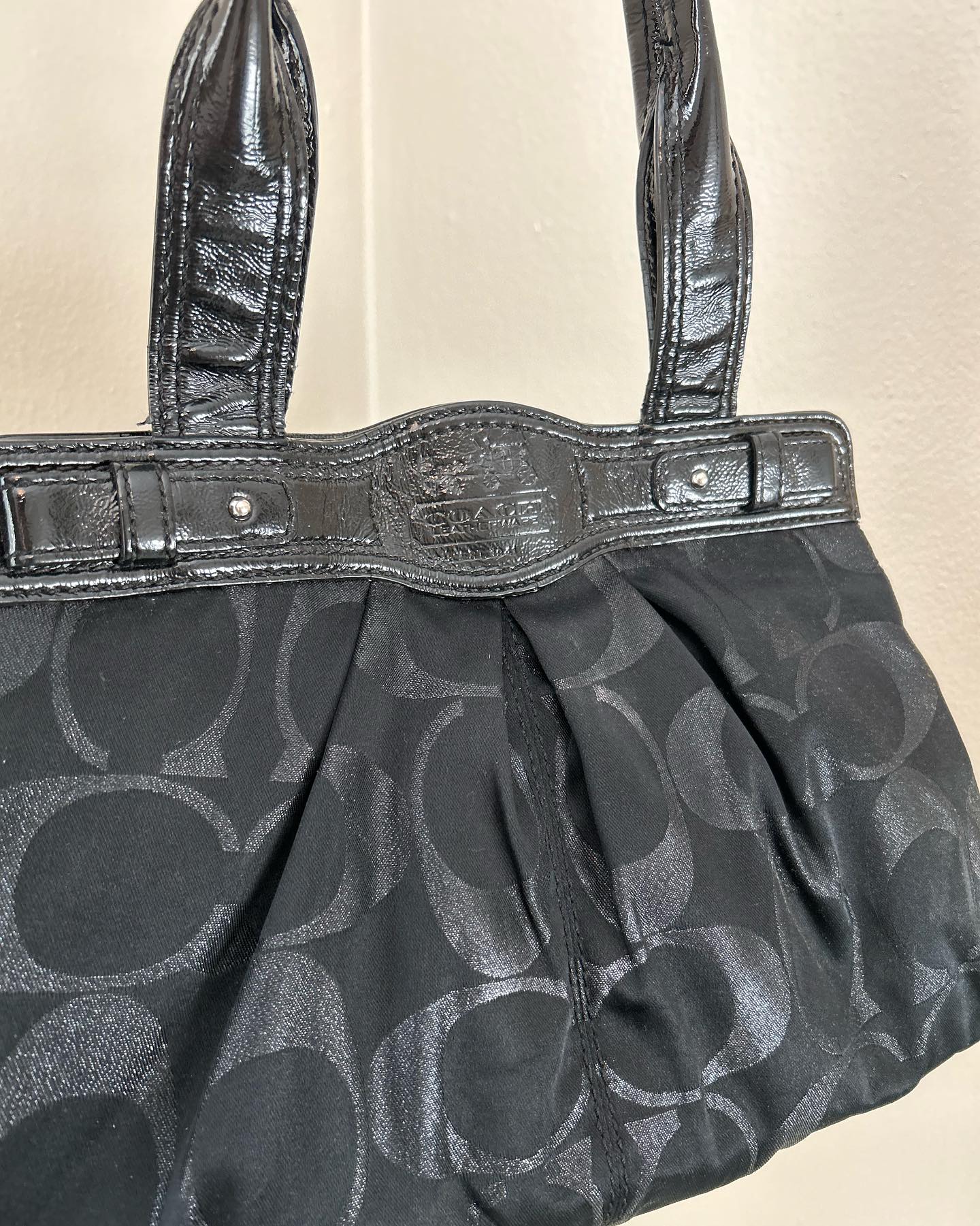 coach black vintage bag