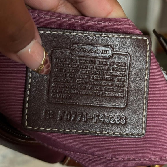 y2k coach mini patchwork bag ๐