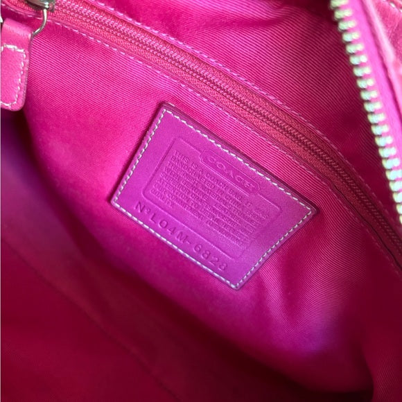 y2k coach hampton satchel pink ๐
