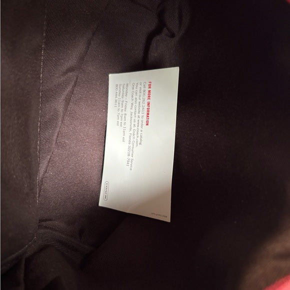 y2k coach red signature mini bag ๐