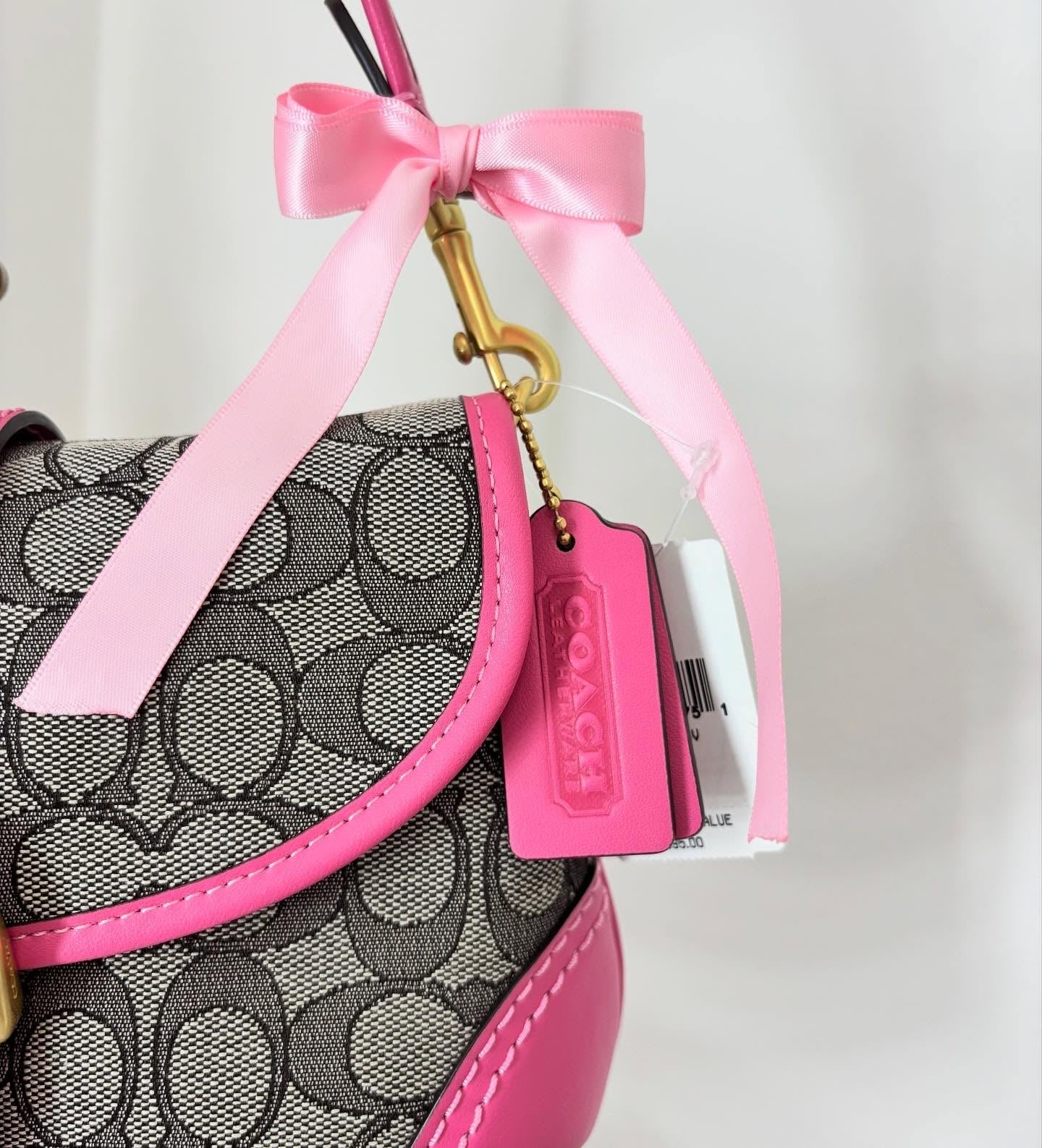 pink coach vintage bag 2
