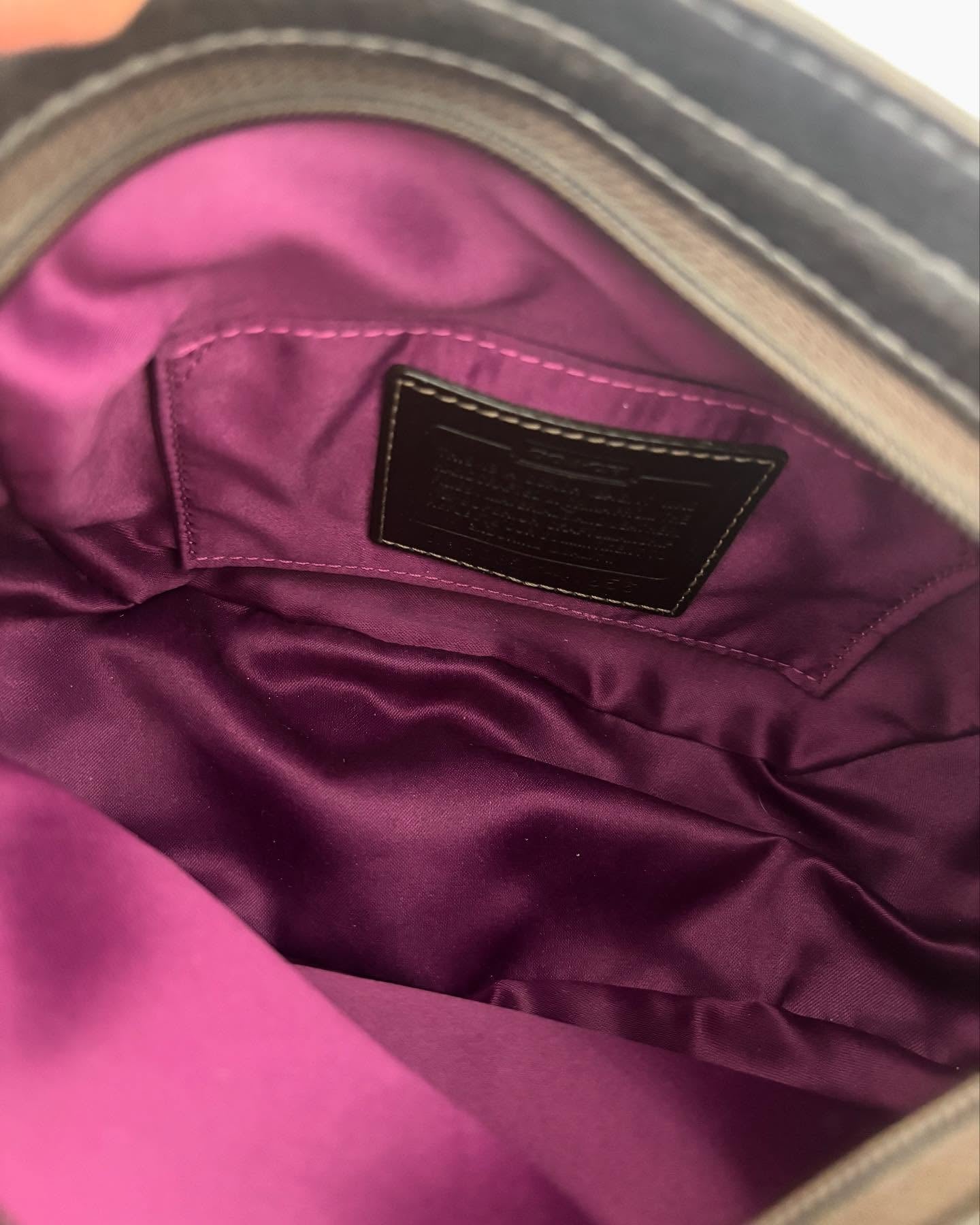 brown coach vintage bag 9