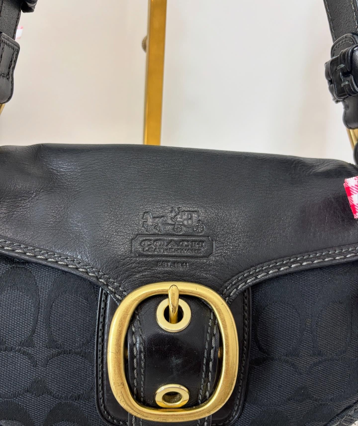 black coach vintage bag 2