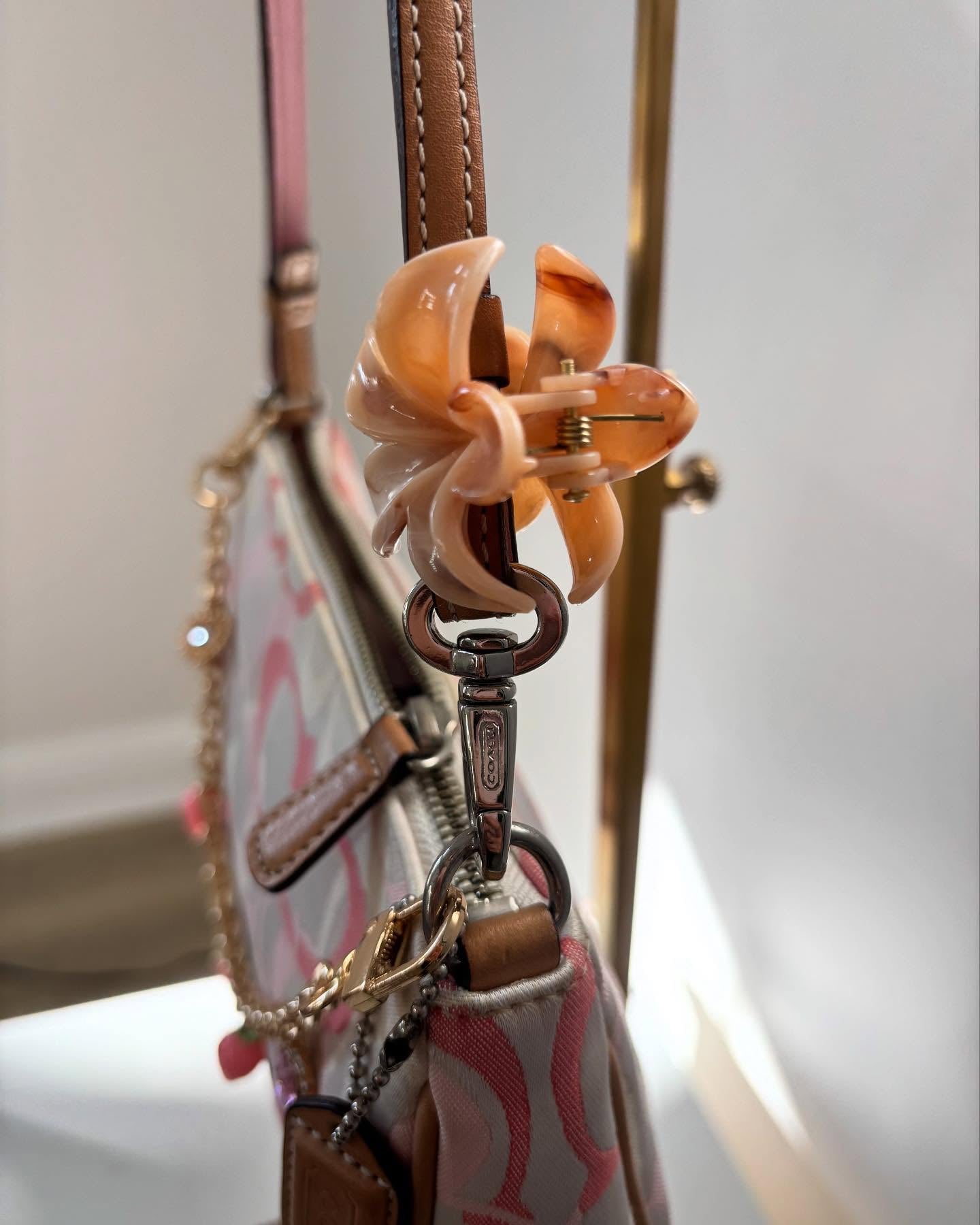 pink coach vintage bag 4