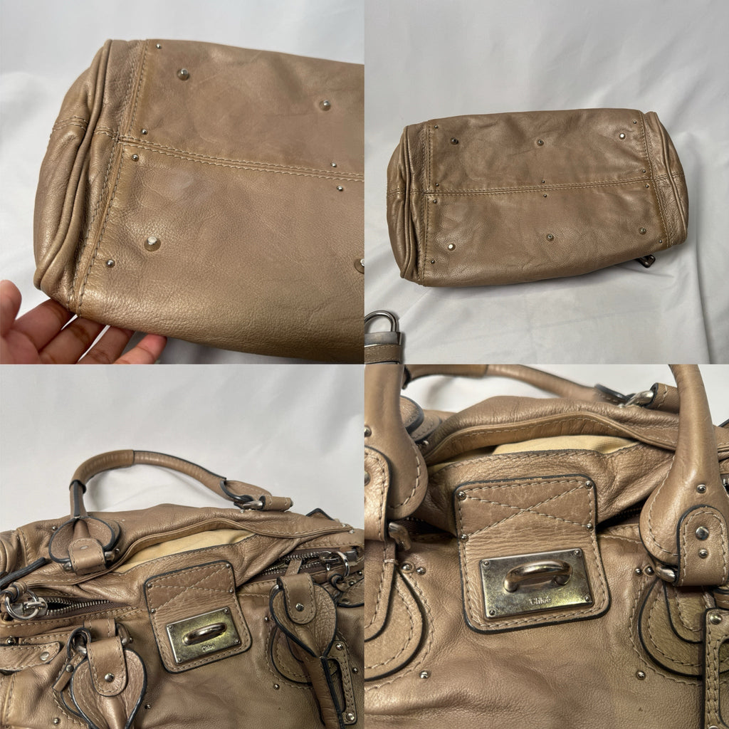 🔥 Pre-owned CHLOÉ 2007 light silver paddington 🔥