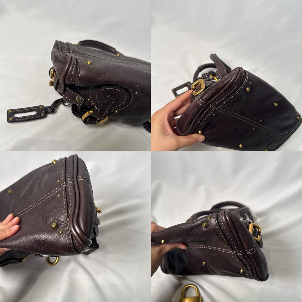 🔥 Pre-owned CHLOÉ 2007 brown mini paddington 🔥