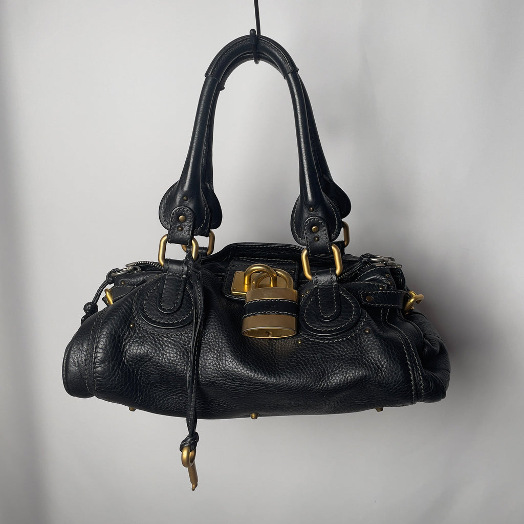 🔥 Pre-owned CHLOÉ 2009 paddington in black 🔥