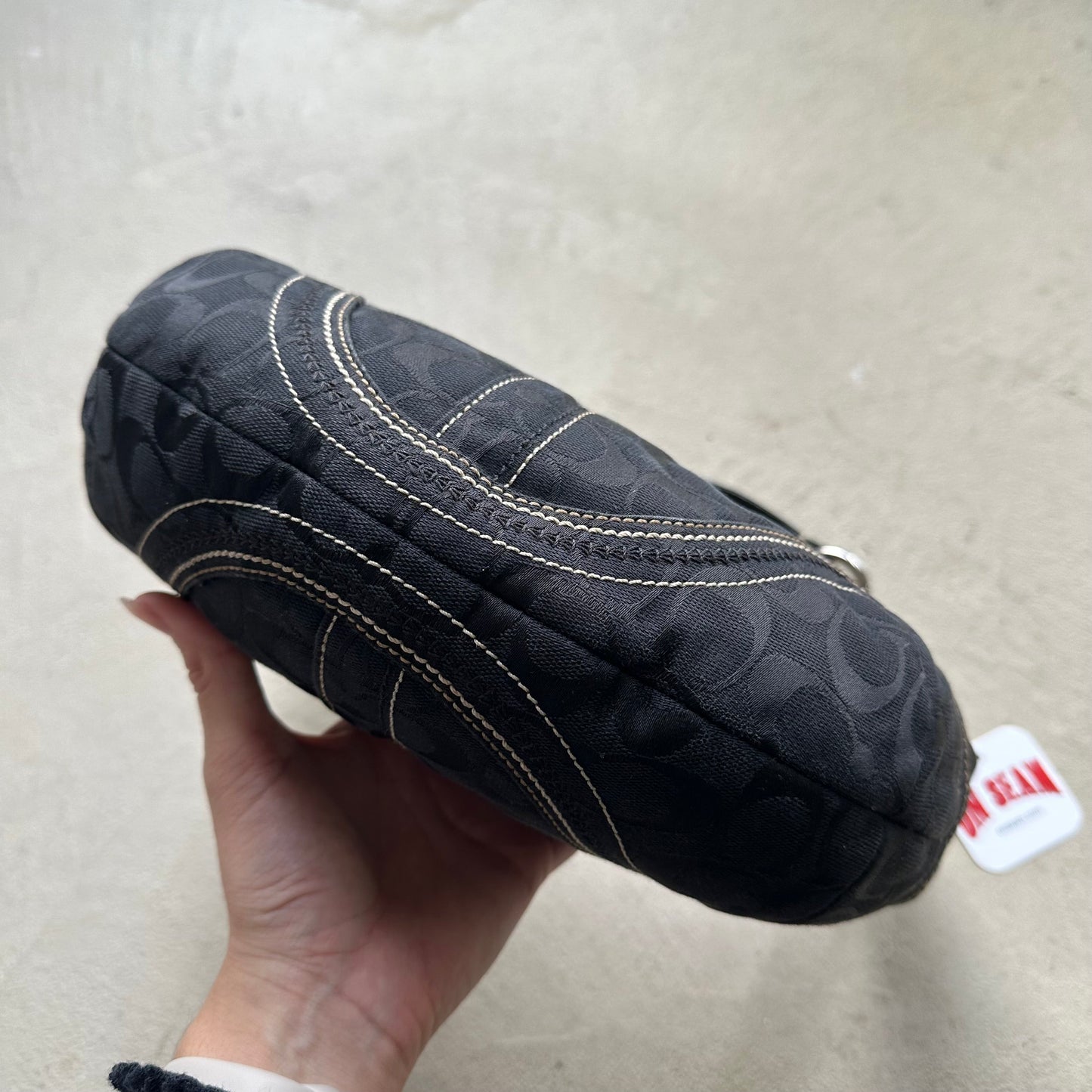 vintage y2k coach black croissant shoulder bag 15