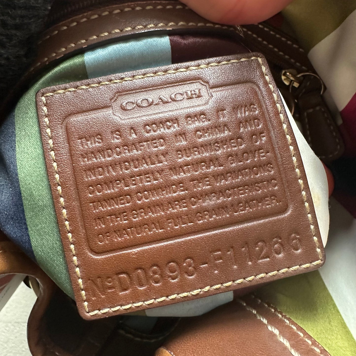 vintage y2k coach brown leather shoulder bag 6