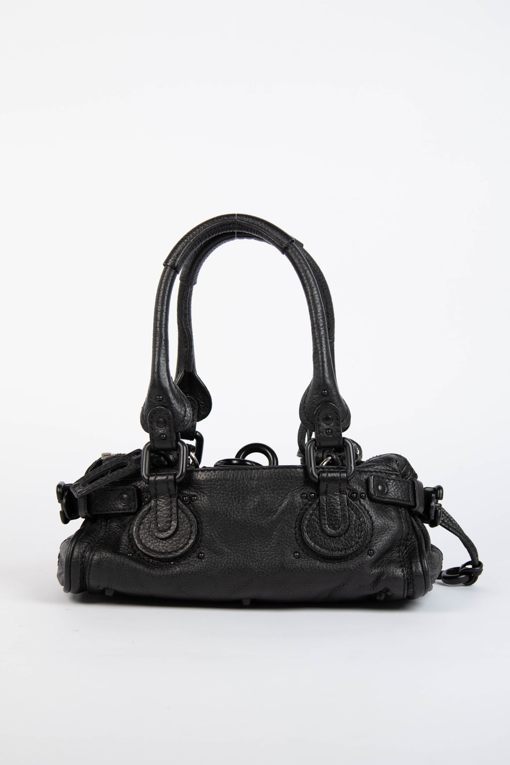 🔥 Pre-owned RARE 2000s Chloe Black Leather Paddington Small Shoulder Bag 🔥