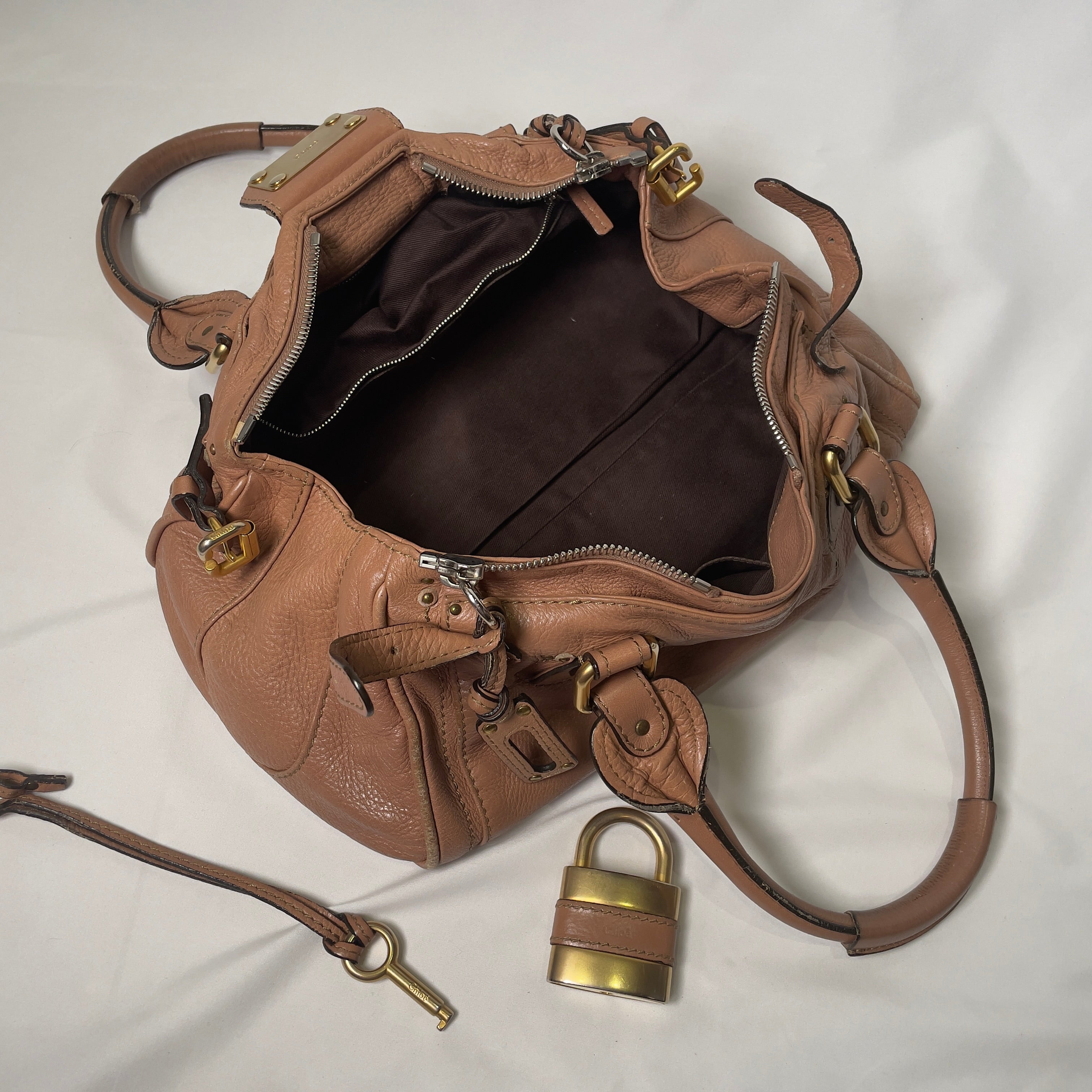 🔥 Pre-owned CHLOÉ 2009 dusty rose paddington medium 🔥