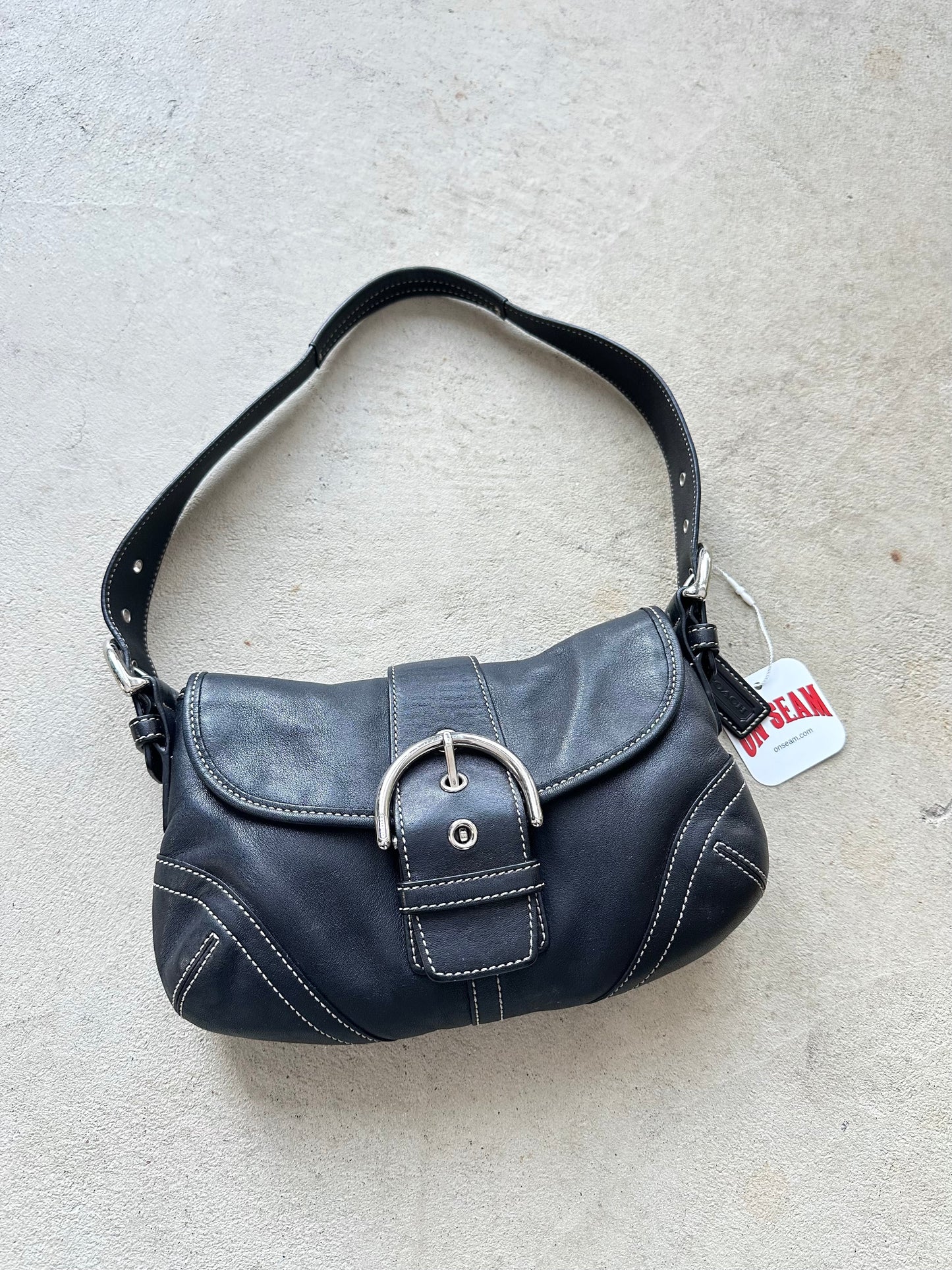 vintage y2k coach black mini soho