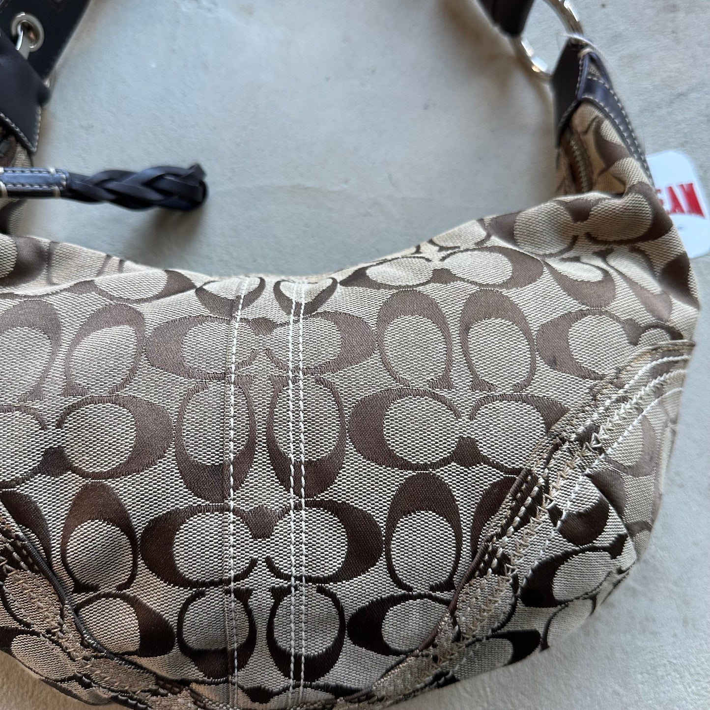 vintage y2k coach tan croissant shoulder bag 9