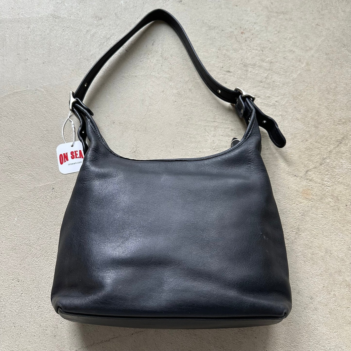 vintage y2k coach black shoulder bag 12