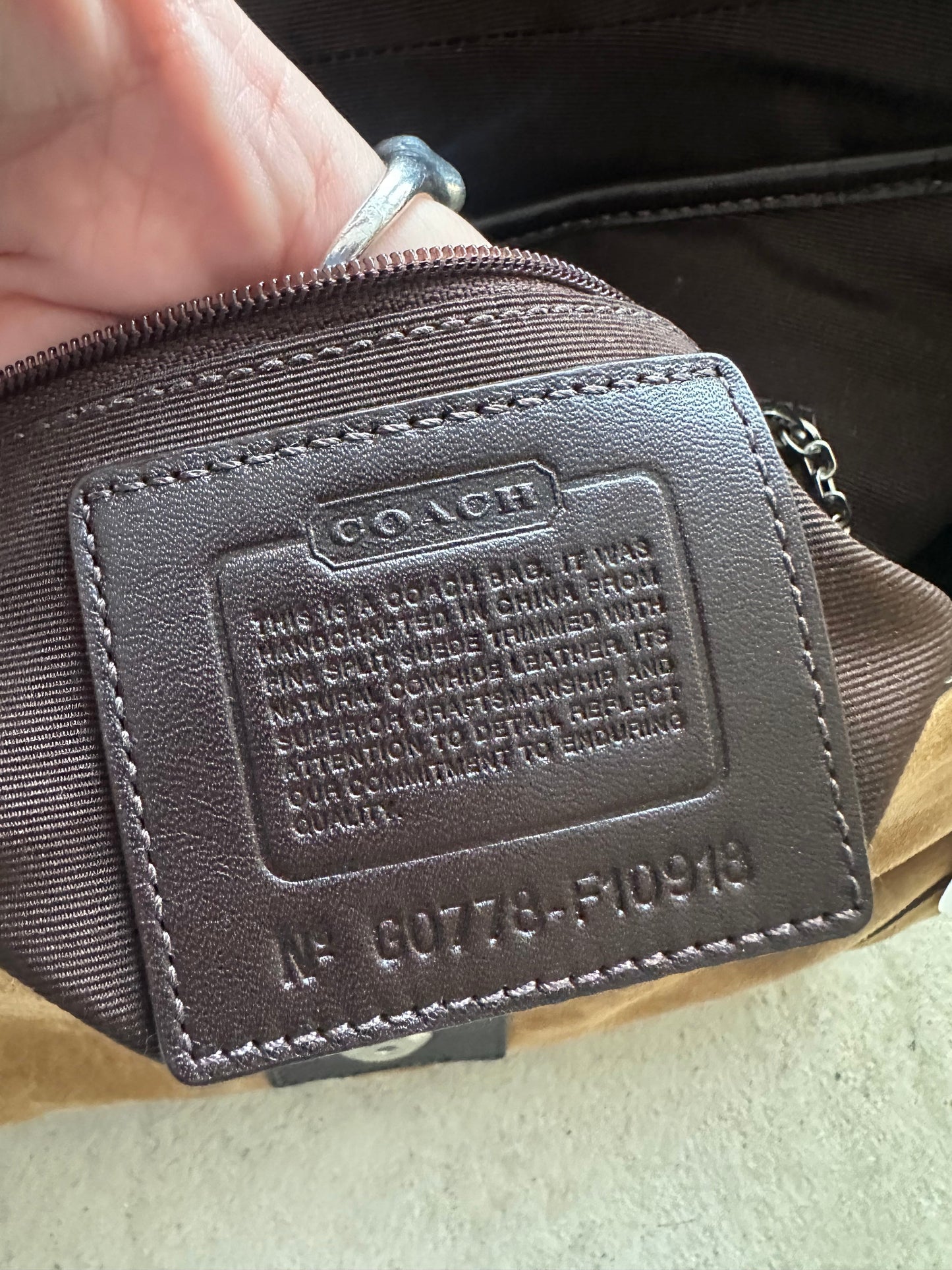 vintage y2k coach tan suede soho shoulder bag 2