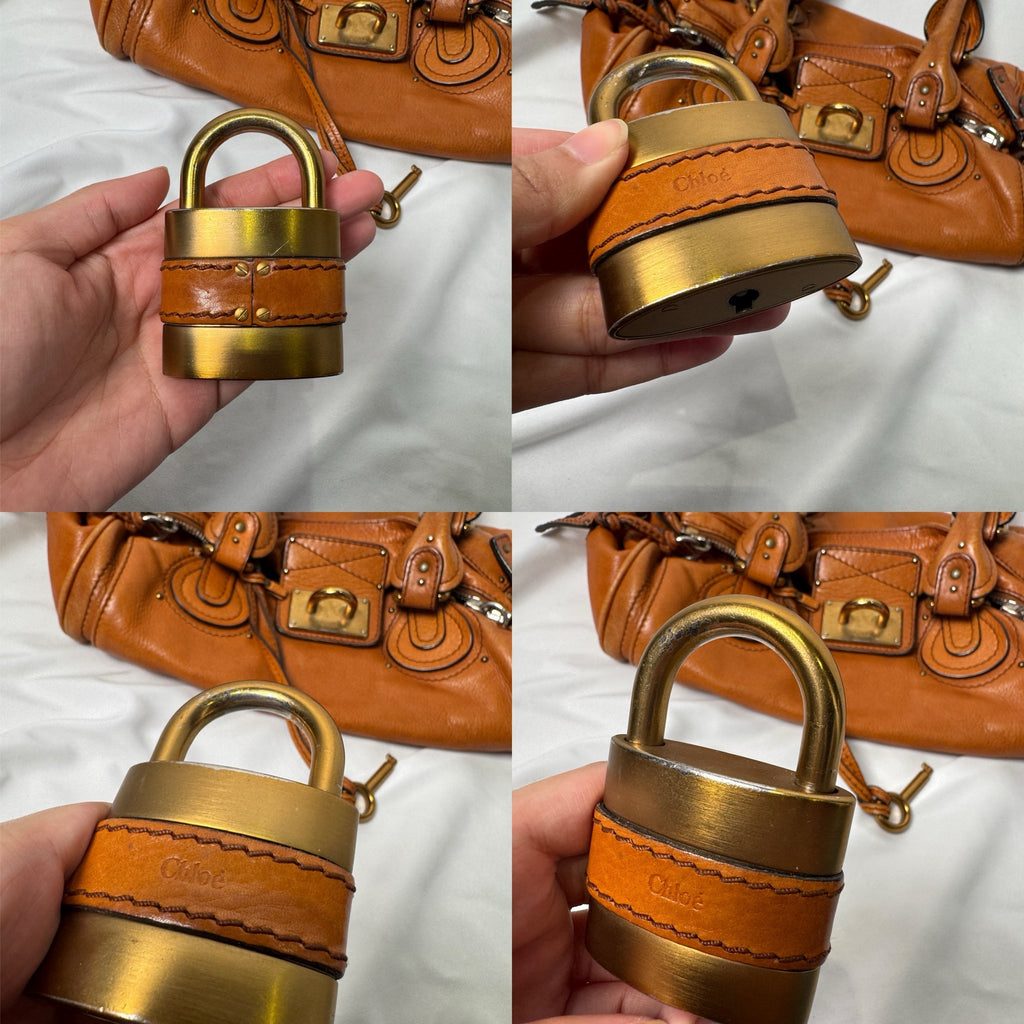 🔥 Pre-owned CHLOÉ 2006 orange paddington 🔥