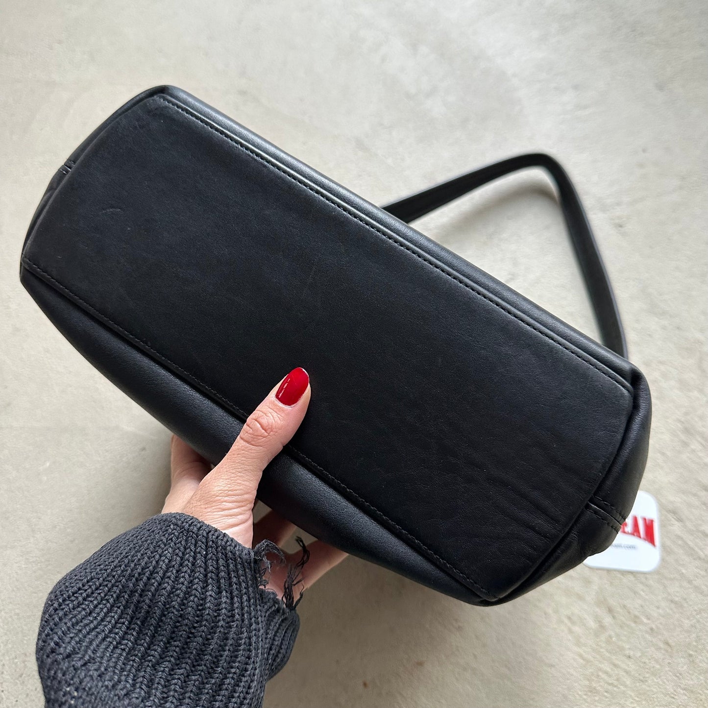 vintage y2k coach black shoulder bag 12