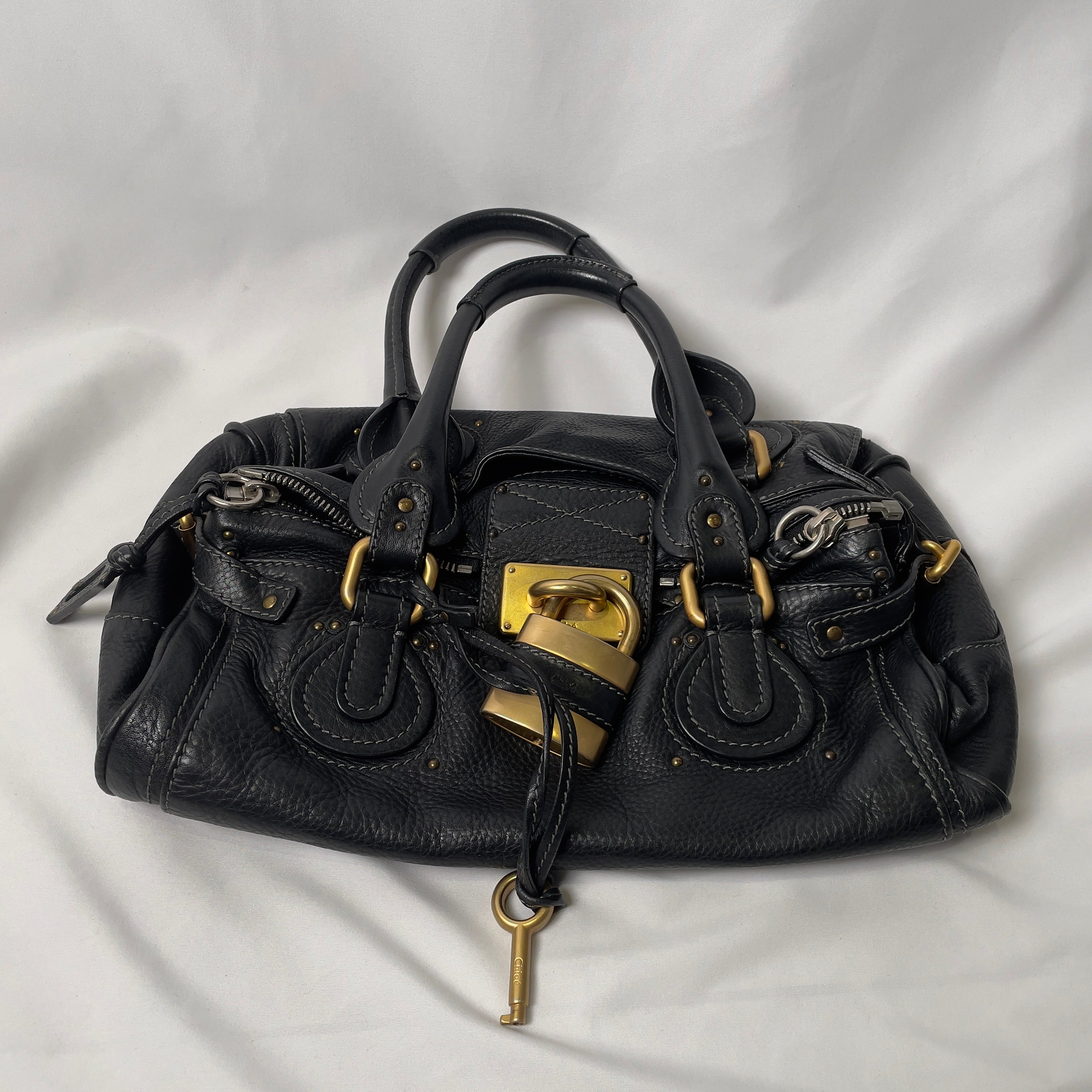🔥 Pre-owned CHLOÉ 2009 paddington in black 🔥