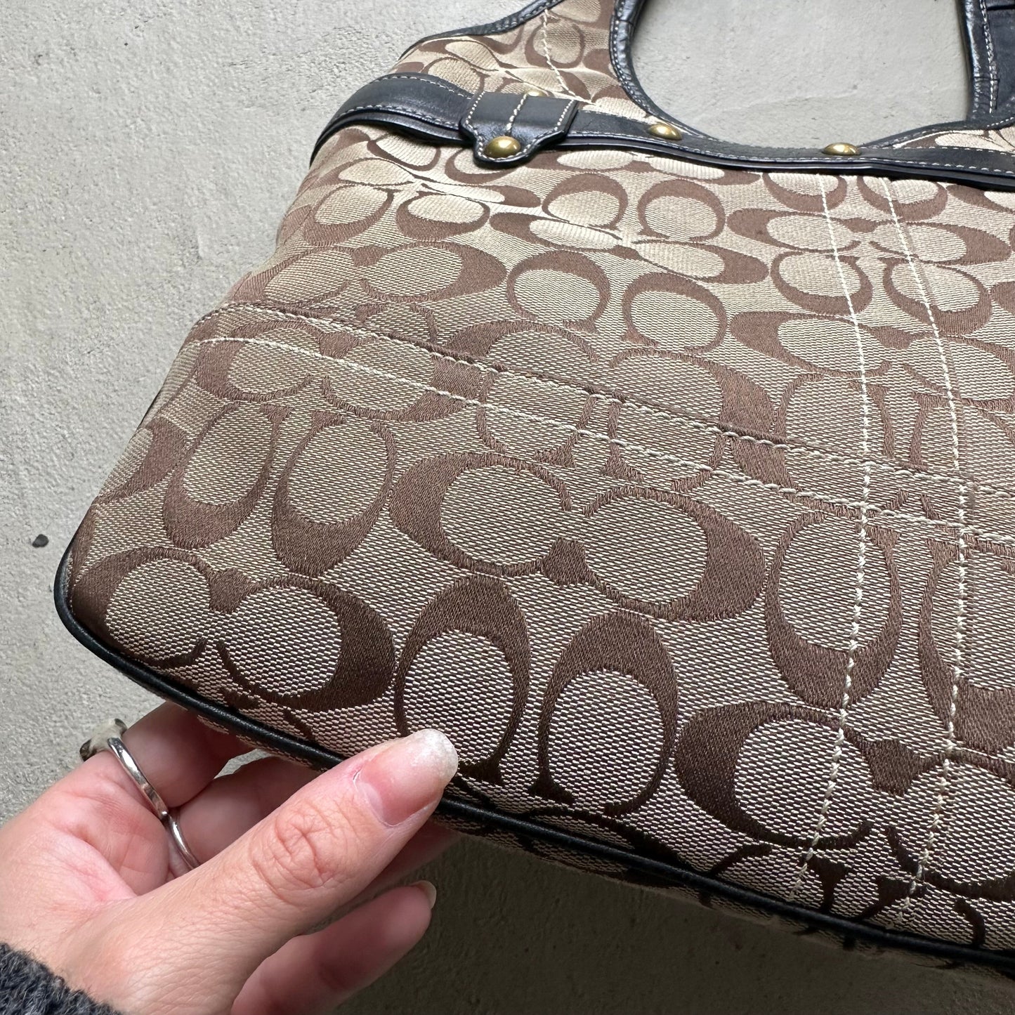 vintage y2k coach brown shoulder bag 13