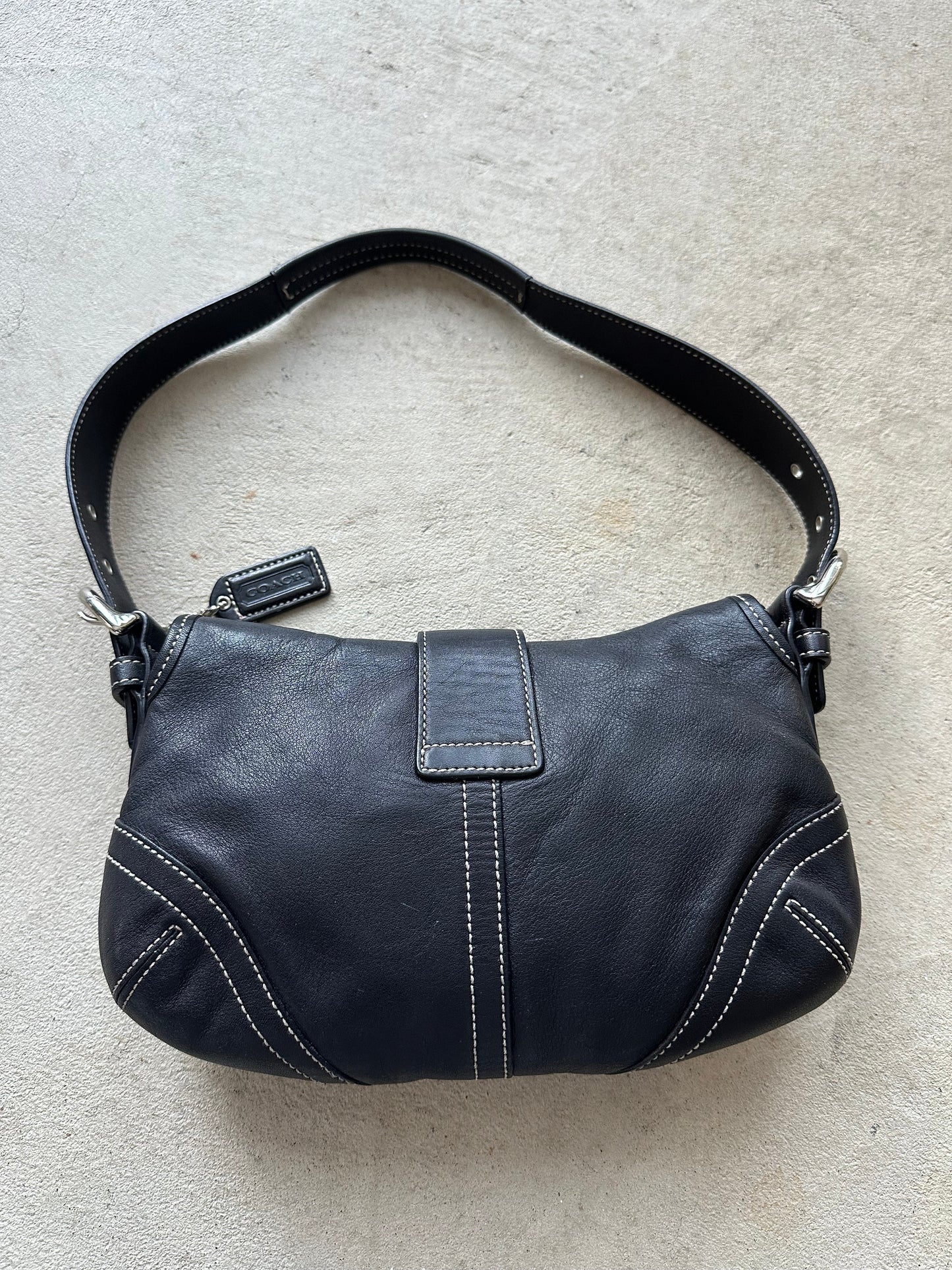 vintage y2k coach black mini soho