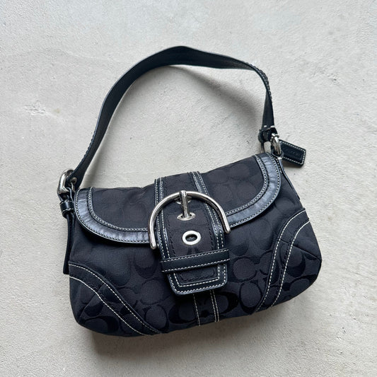 vintage y2k coach black mini soho shoulder bag 29