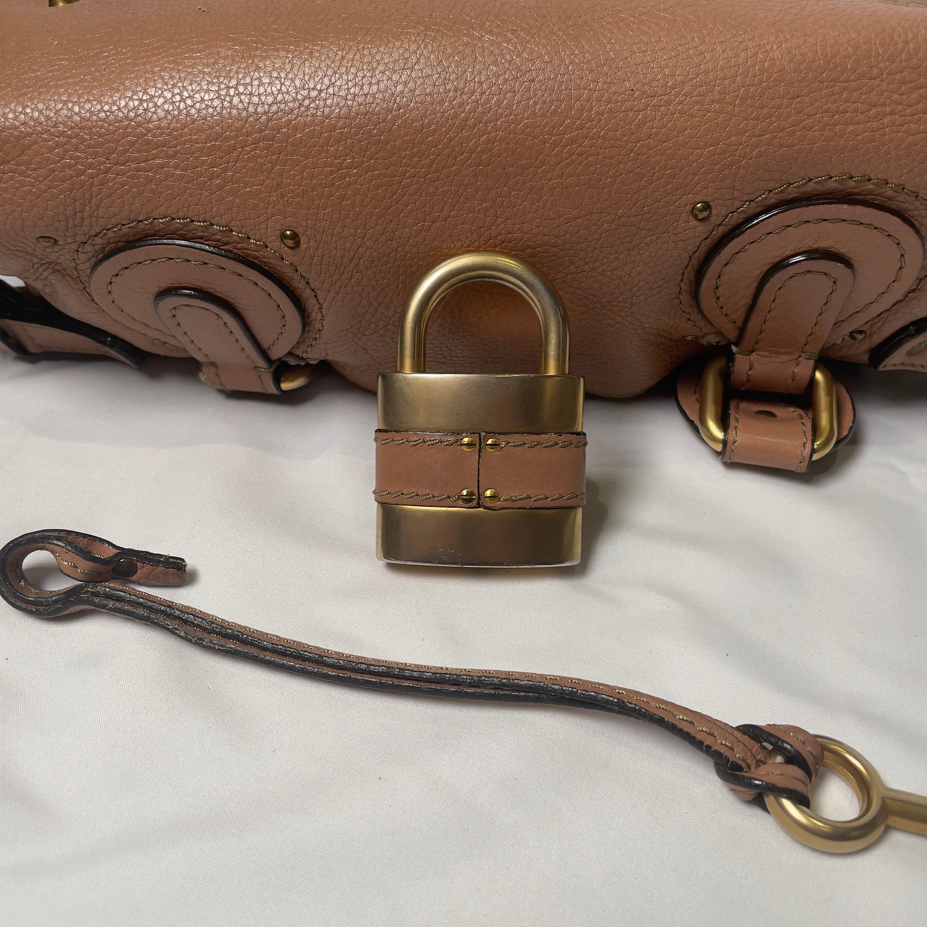 🔥 Pre-owned CHLOÉ 2009 dusty rose paddington medium 🔥