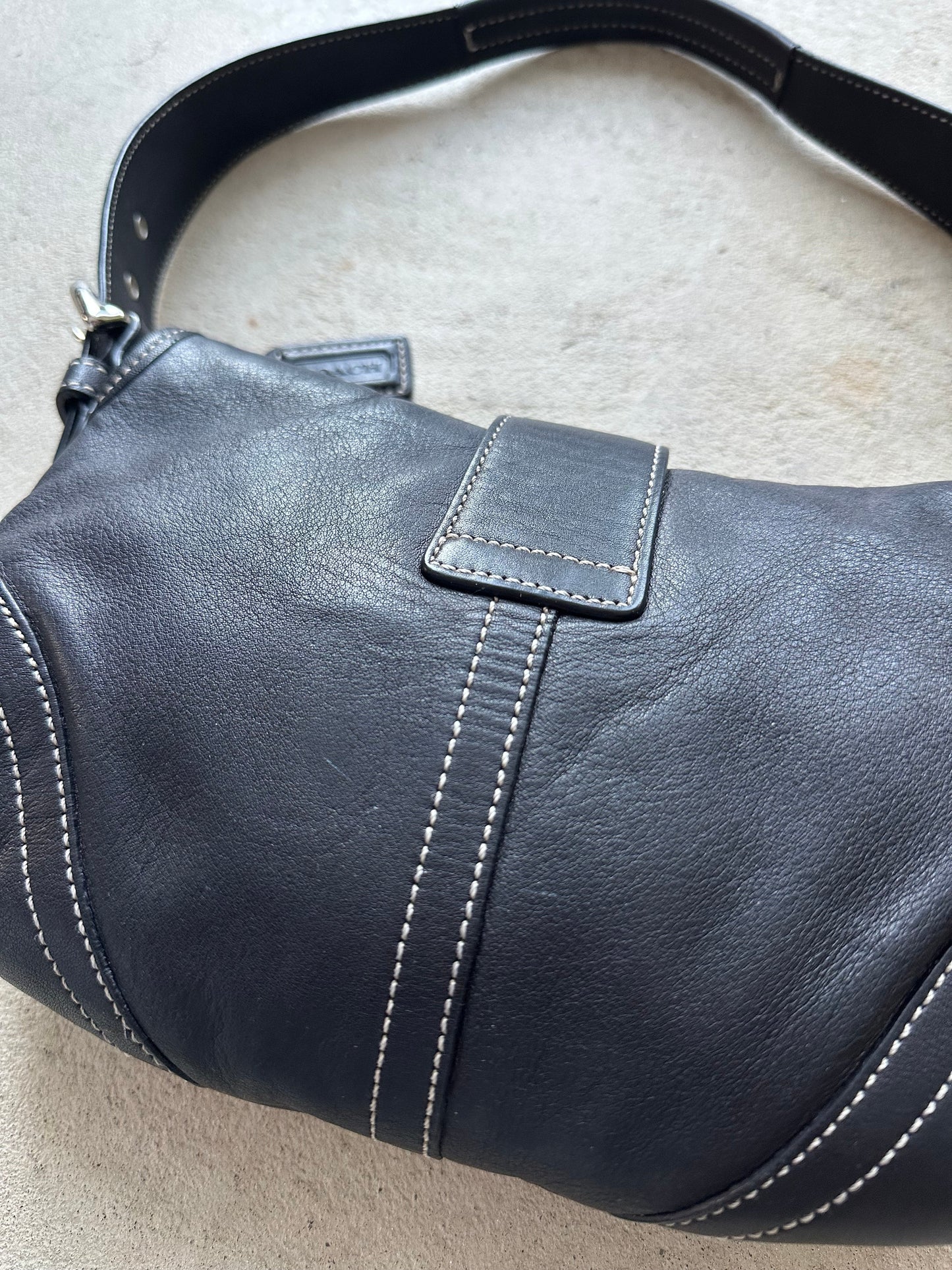 vintage y2k coach black mini soho