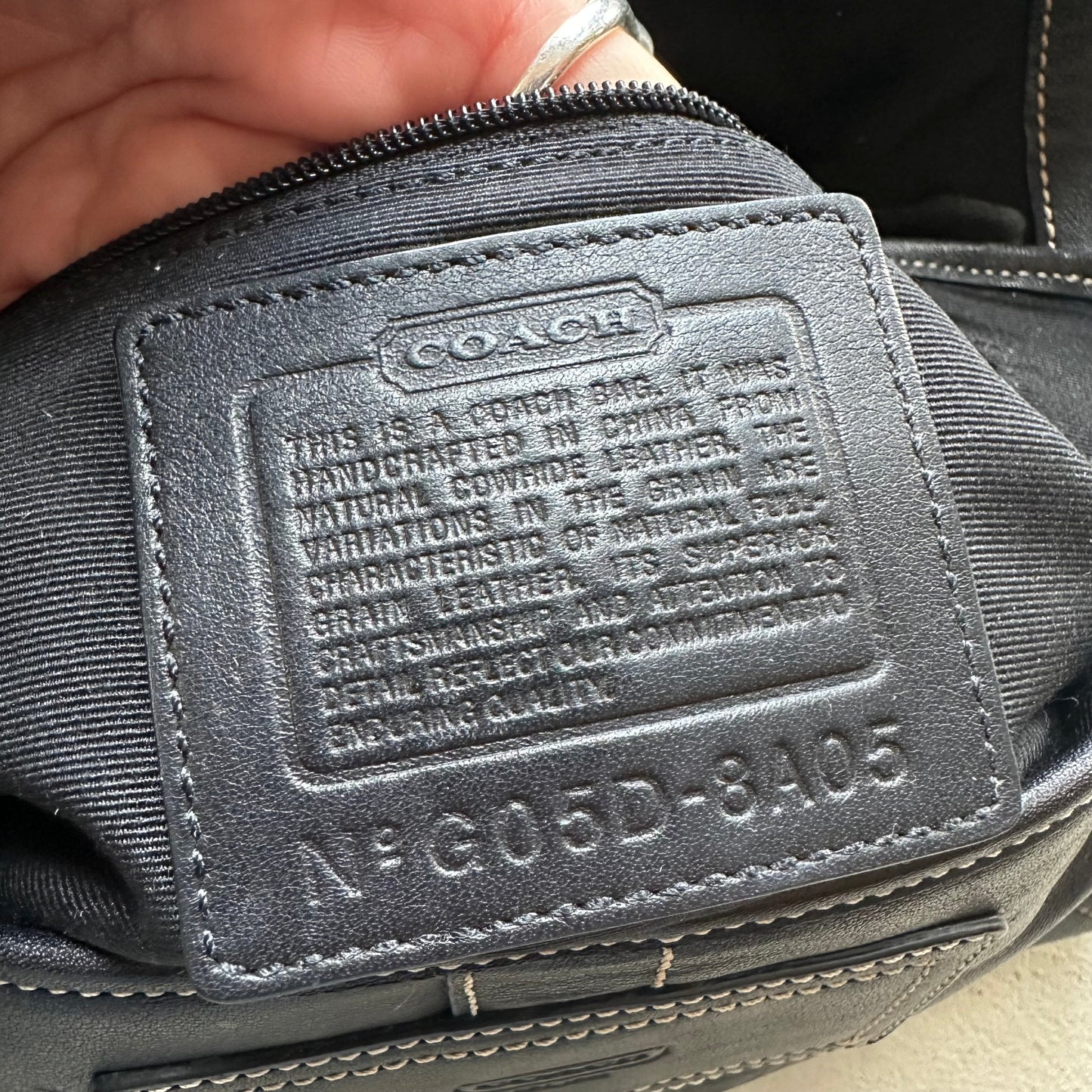 vintage y2k coach black square soho shoulder bag 1