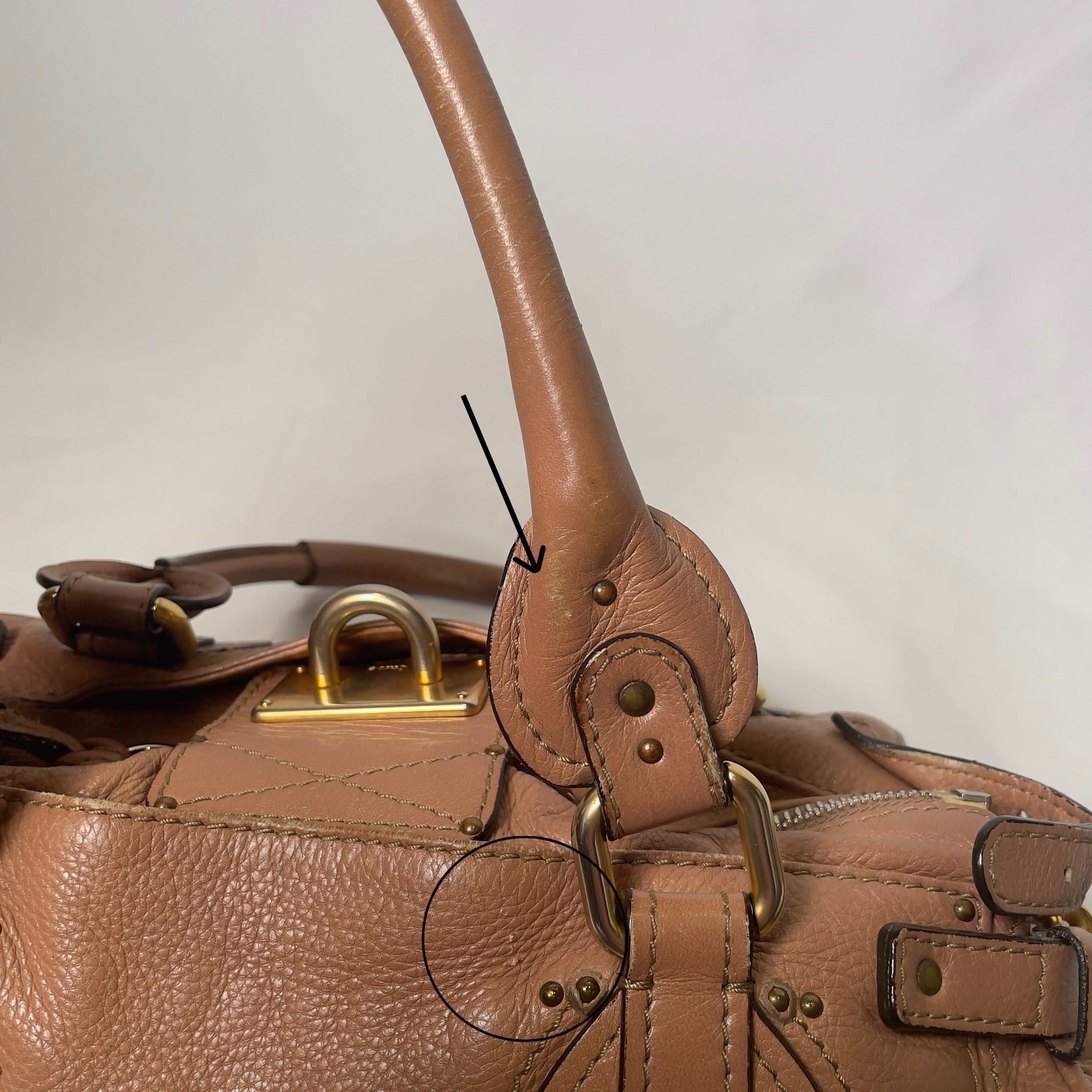 🔥 Pre-owned CHLOÉ 2009 dusty rose paddington medium 🔥