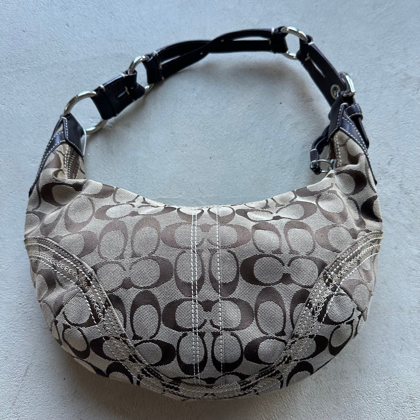 vintage y2k coach tan croissant shoulder bag 9