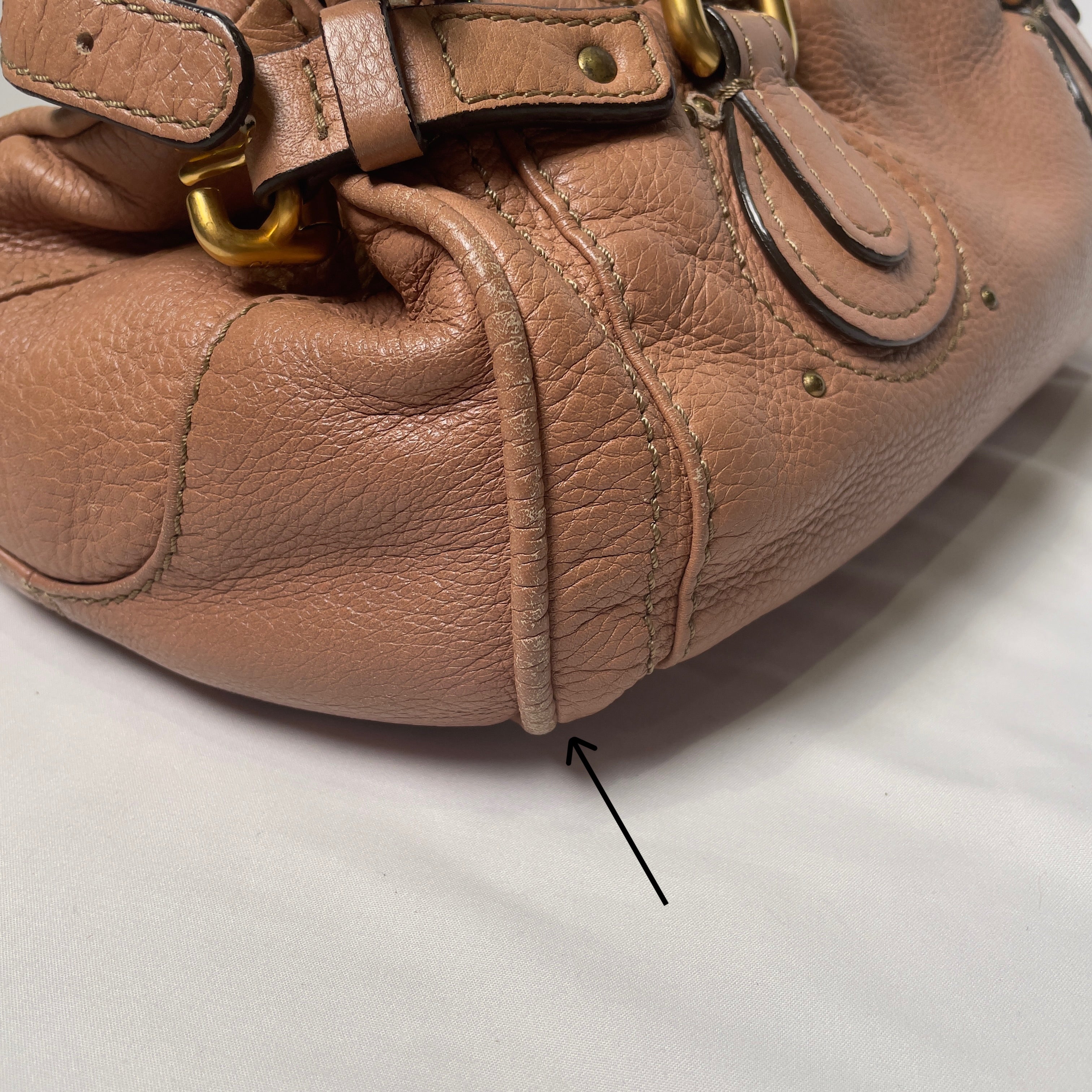 🔥 Pre-owned CHLOÉ 2009 dusty rose paddington medium 🔥