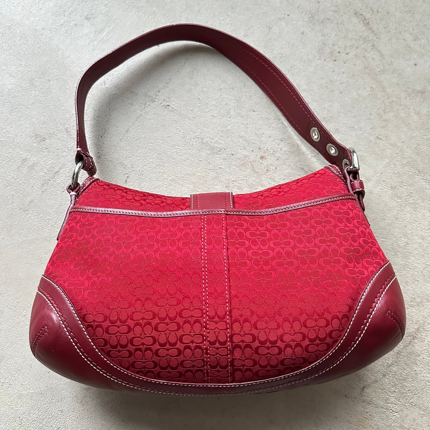 vintage y2k coach red soho shoulder bag 2