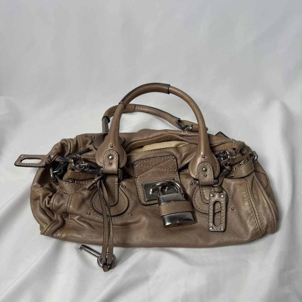 🔥 Pre-owned CHLOÉ 2007 light silver paddington 🔥