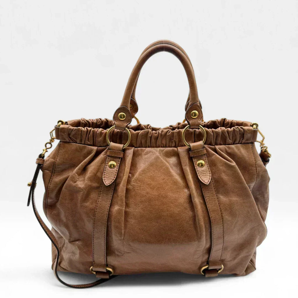 🔥 Pre-owned Miu Miu Handtasche Vitello Lux groß 🔥