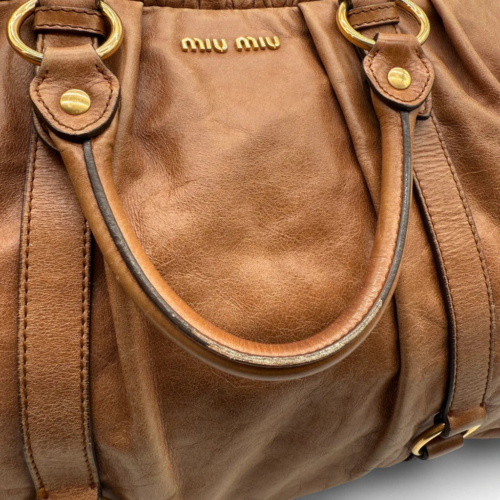 🔥 Pre-owned Miu Miu Handtasche Vitello Lux groß 🔥