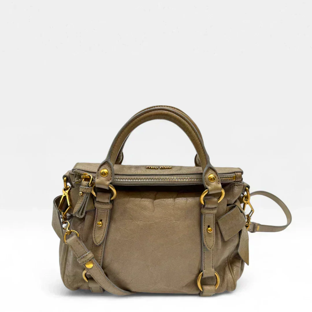 🔥 Pre-owned Miu Miu handbag Vitello Satchel small 🔥