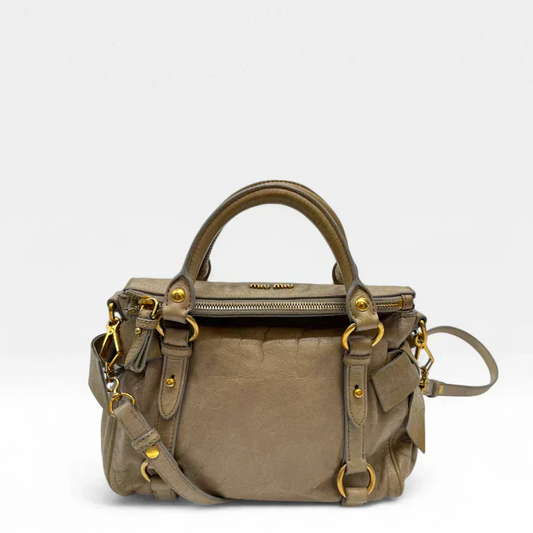 🔥 Pre-owned Miu Miu handbag Vitello Satchel small 🔥