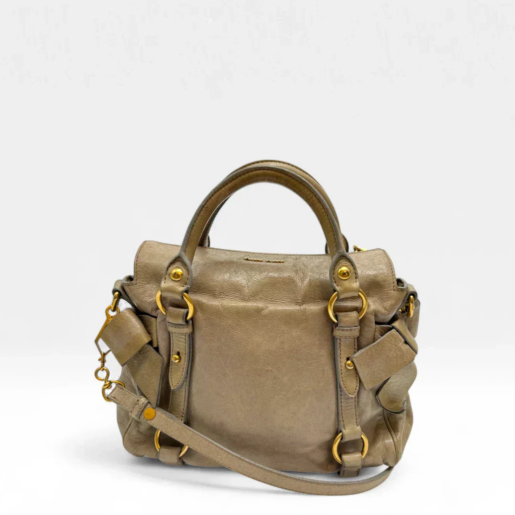 🔥 Pre-owned Miu Miu handbag Vitello Satchel small 🔥