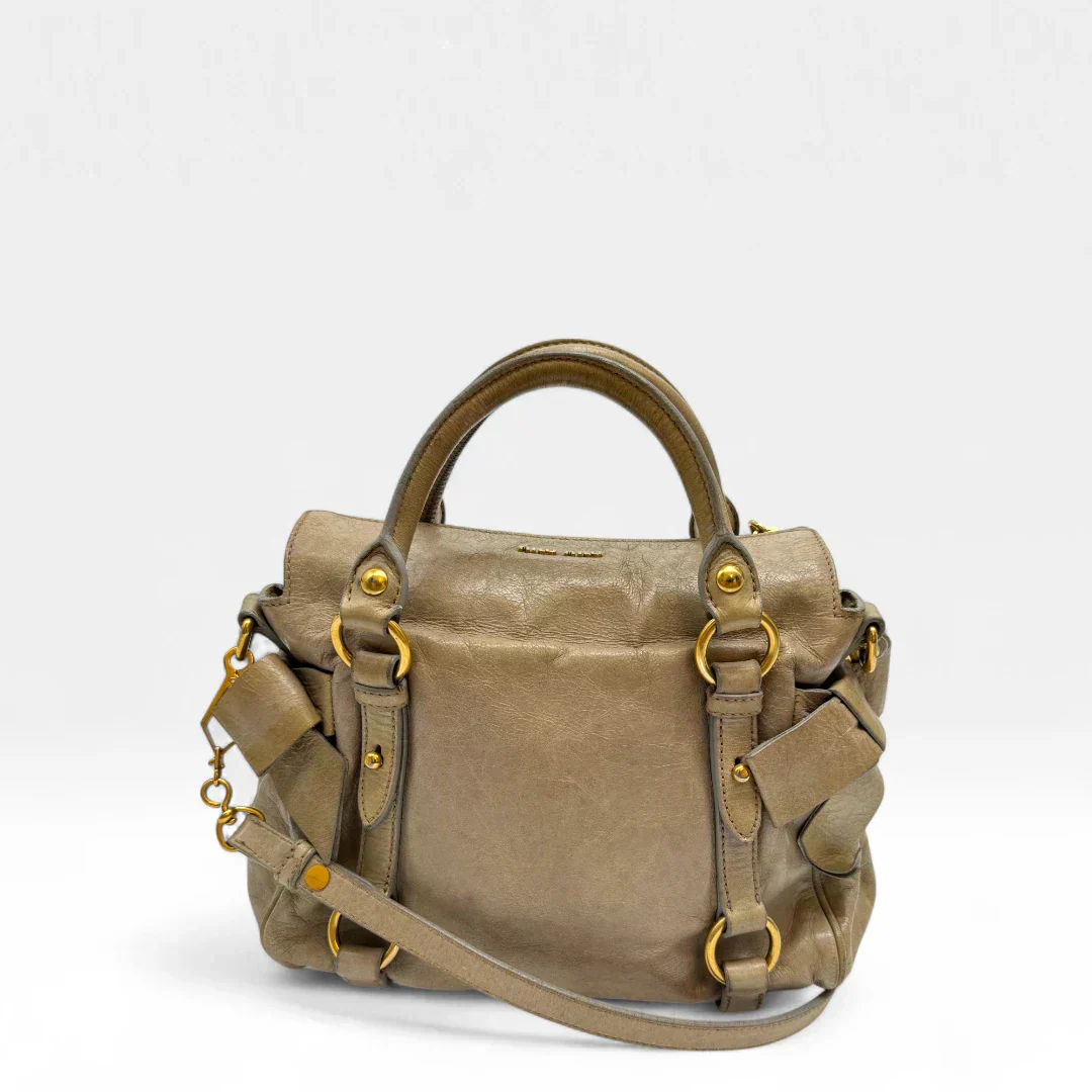 🔥 Pre-owned Miu Miu handbag Vitello Satchel small 🔥