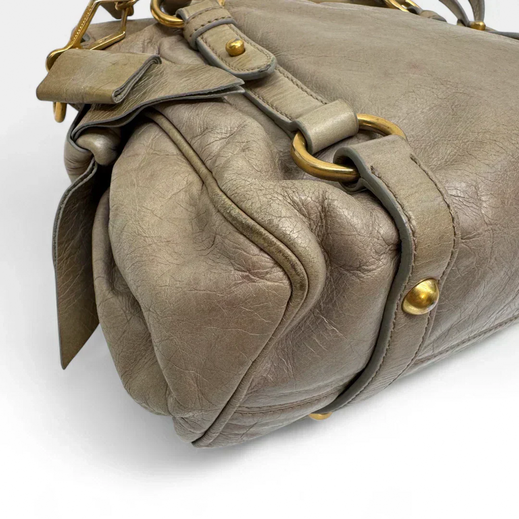 🔥 Pre-owned Miu Miu handbag Vitello Satchel small 🔥