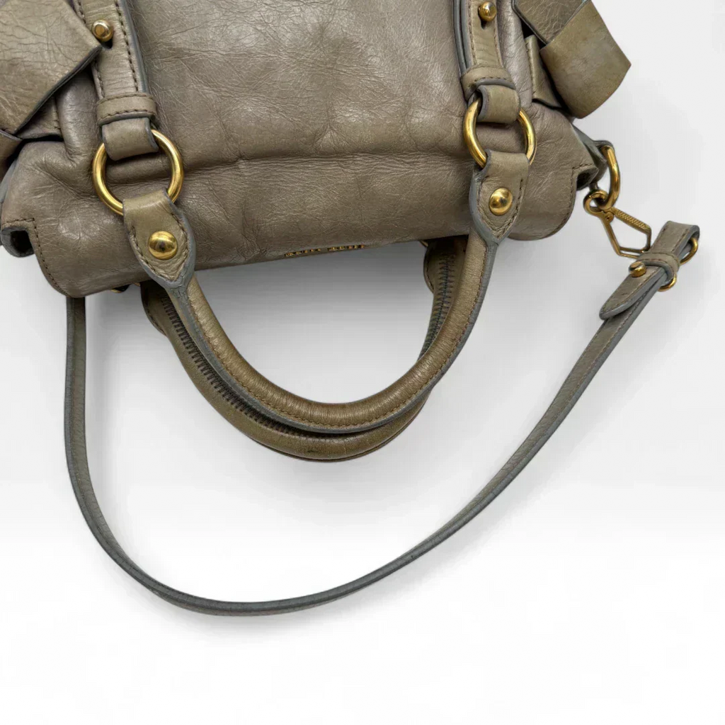 🔥 Pre-owned Miu Miu handbag Vitello Satchel small 🔥