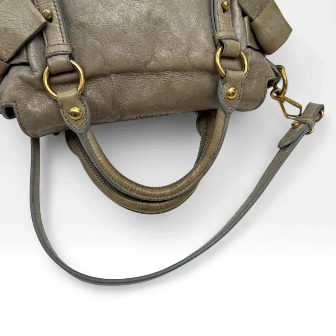 🔥 Pre-owned Miu Miu handbag Vitello Satchel small 🔥