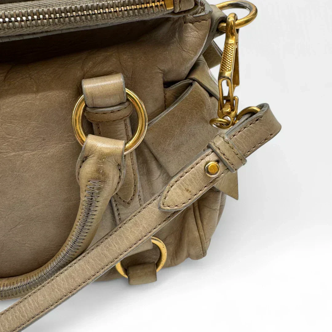 🔥 Pre-owned Miu Miu handbag Vitello Satchel small 🔥