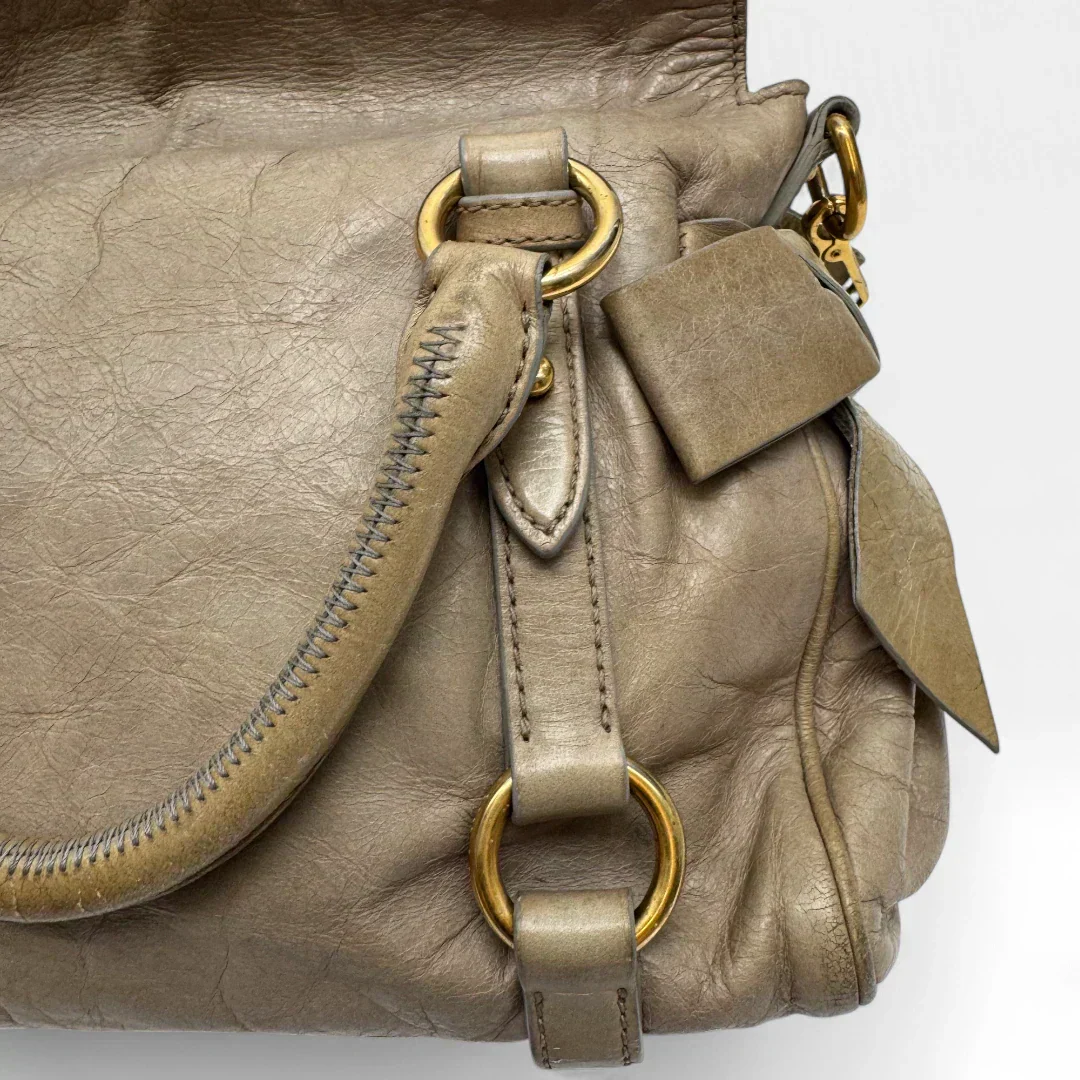 🔥 Pre-owned Miu Miu handbag Vitello Satchel small 🔥